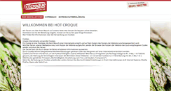 Desktop Screenshot of hot-croque.de